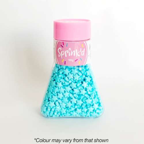 Sprink'd Sprinkles - Stars Light Blue - Click Image to Close
